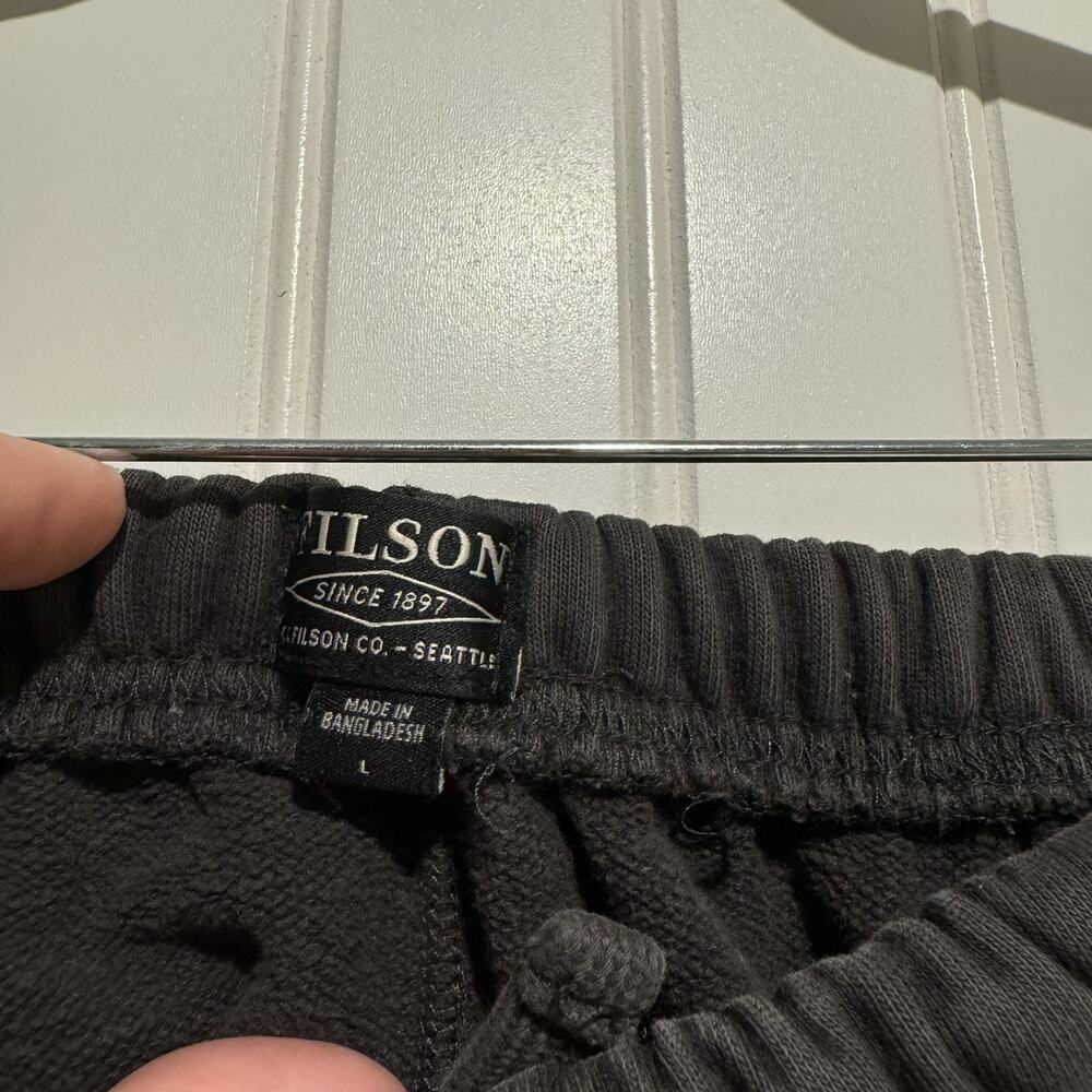 Filson Prosecutor Sweatpants Faded Black Mens Large - Picture 6 of 8